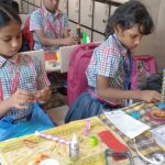 Diya decoration and Candle decoration